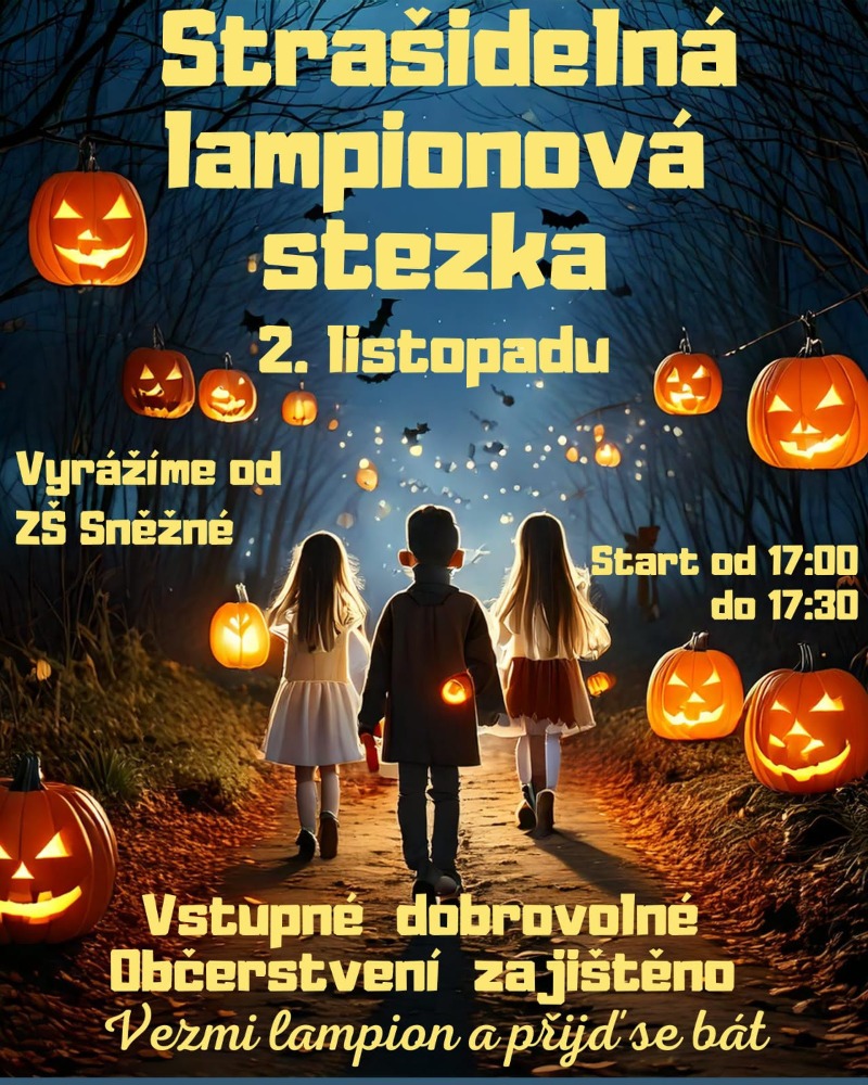 Strašidelná lampionová stezka